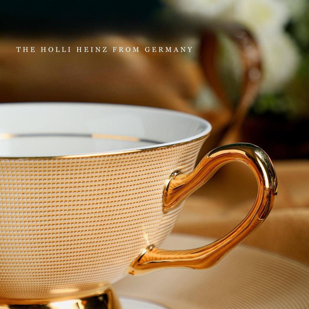 Exquisite And Beautiful Bone China Coffee Cup Set High-End Birthday Gift Light Luxury And High-Value Housewarming Gift Gift Box.