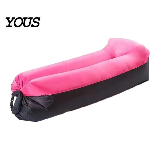 Tear-resistant Air Sofa Outdoor Inflatable Sofa, Portable Foldable Blow-up Couch, Anti Leakage Garden Chair Ergonomic Lounger for Outdoor, Beach,