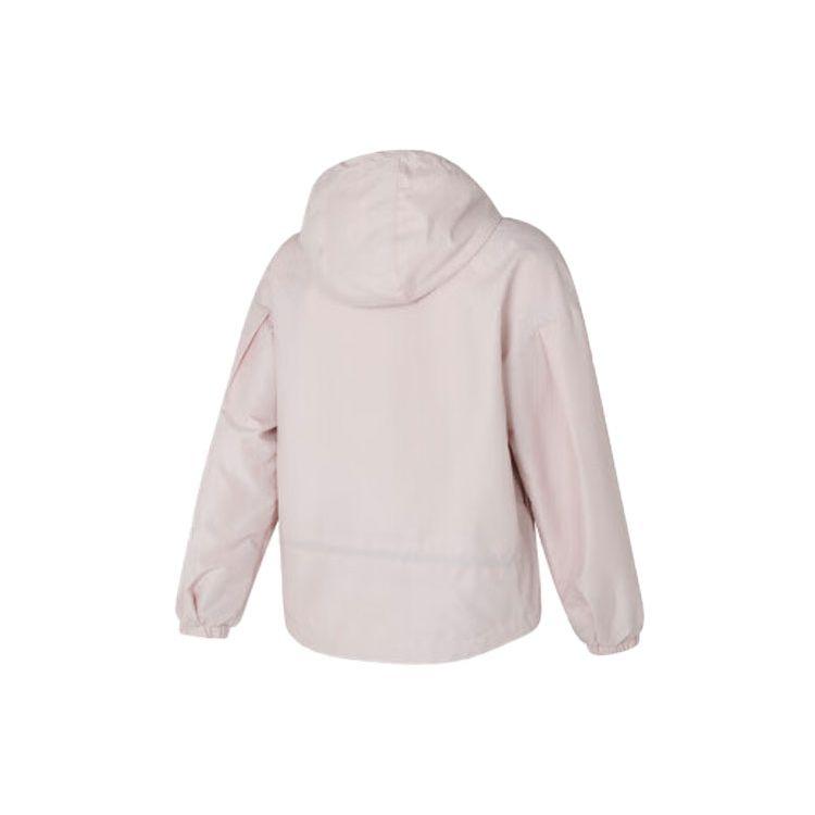 Adidas Solid Color Logo Casual Sports Jacket Women Jackets Pink IM8815