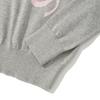 KIRSH Plain Ribbon Cherry Knit [Gray]