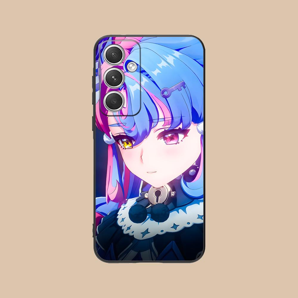 Wuthering Waves Roccia Phone Case for Samsung Galaxy S26 S25 S24 S23 S22 S21 S20 Note20 Plus FE Ultra Colorful Cover Cellphones