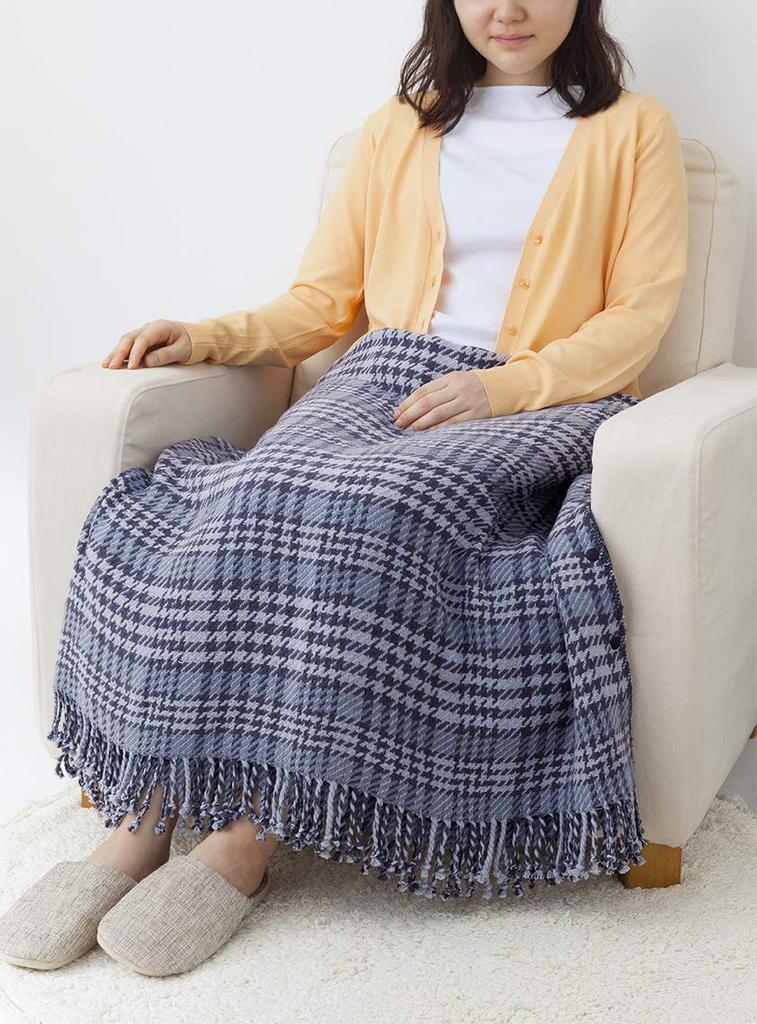Zenken Electric Throw Gray Electric Throw Cuts of Electromagnetic Waves ZR-51LT 99%