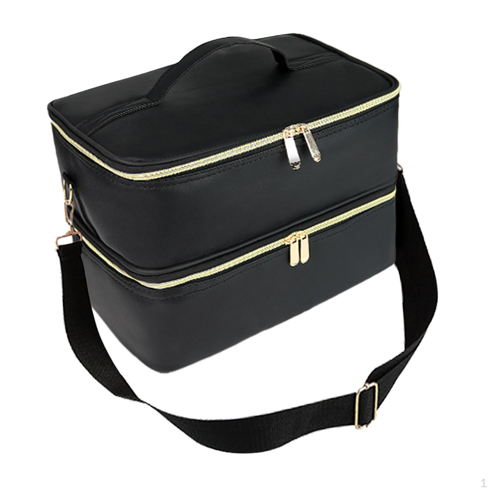 

Органайзер для лаків для нігтів Кейс Сушарка Двошаровий Легкий для перенесення для black