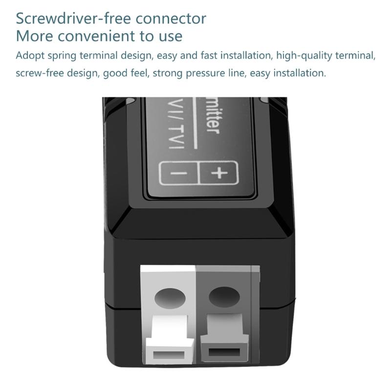 Hochauflösende AHD/CVI/TVI Twisted-Pair Video-Sender BNC CCTV Video Balun für TVI AHD Signal