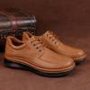 Luksusowa Marka Męskie Buty Casual Skóra Naturalna Męskie Biznesowe Płaskie Najwyższej Jakości Męskie Oksfordy Ręcznie Robione Oddychające Buty do Chodzenia
