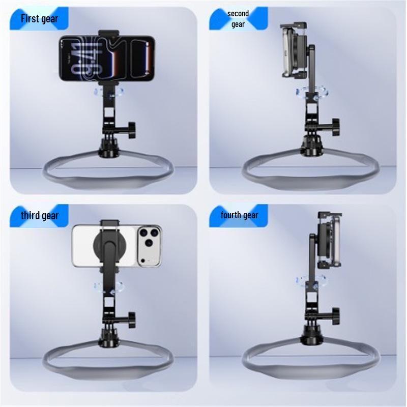 Hands-Free Vlog Neck Holder: Anti-Shake Sports Camera Chest Mount for Live Streaming & Video Recording