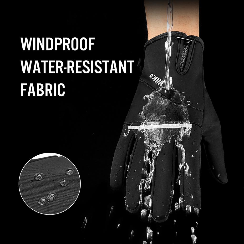 Winter Sports Plus Velvet Warm Gloves For Men And Women Touch Screen Ski Cycling Bicycle Riding Cold-Proof Outdoor Gloves