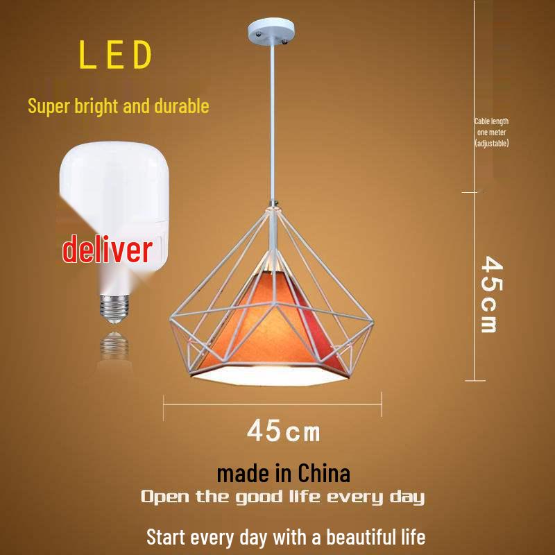 Influencer Friseursalon Retro-Kronleuchter mit Diamant-Dekoration für Friseursalon oder Milchteeladen