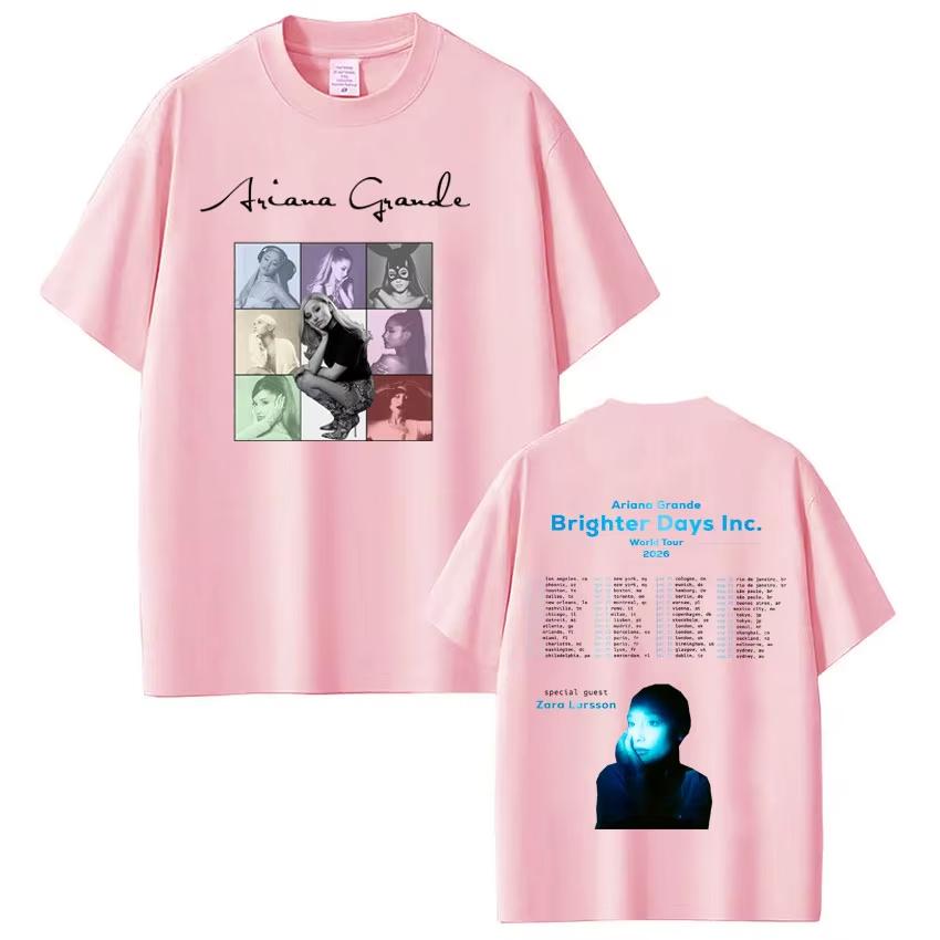 Ariana Grande The Eternal Sunshine Tour T-Shirt Herren und Damen Sommer Baumwollkleidung Retro Mode Kurzärmelig