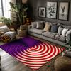Tuniu Colorful Swirl Stripe Carpet Rug NonSlip Home Decor Indoor Outdoor Mat Room Mat