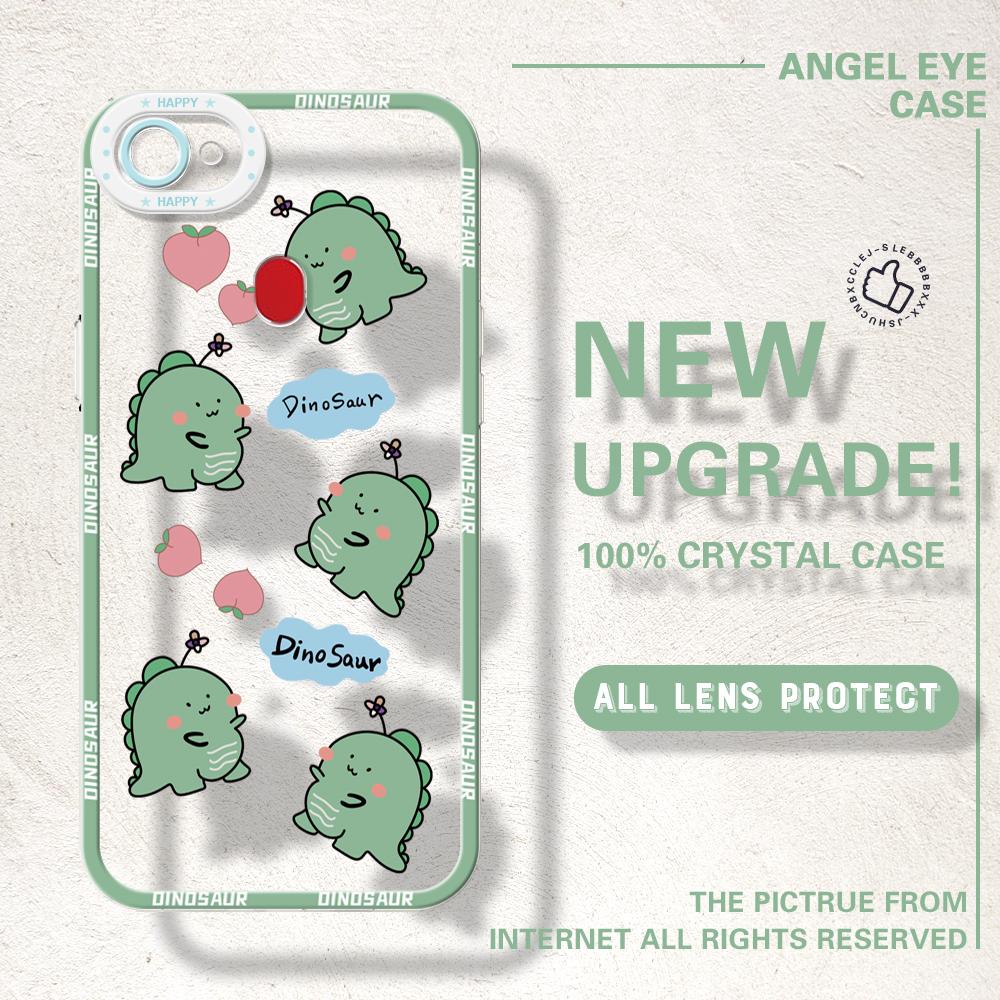 Shockproof Cartoon Astronaut Crystal Case Full Cover Camera Protection Transparent Soft Phone Casing for OPPO Reno Realme OnePlus