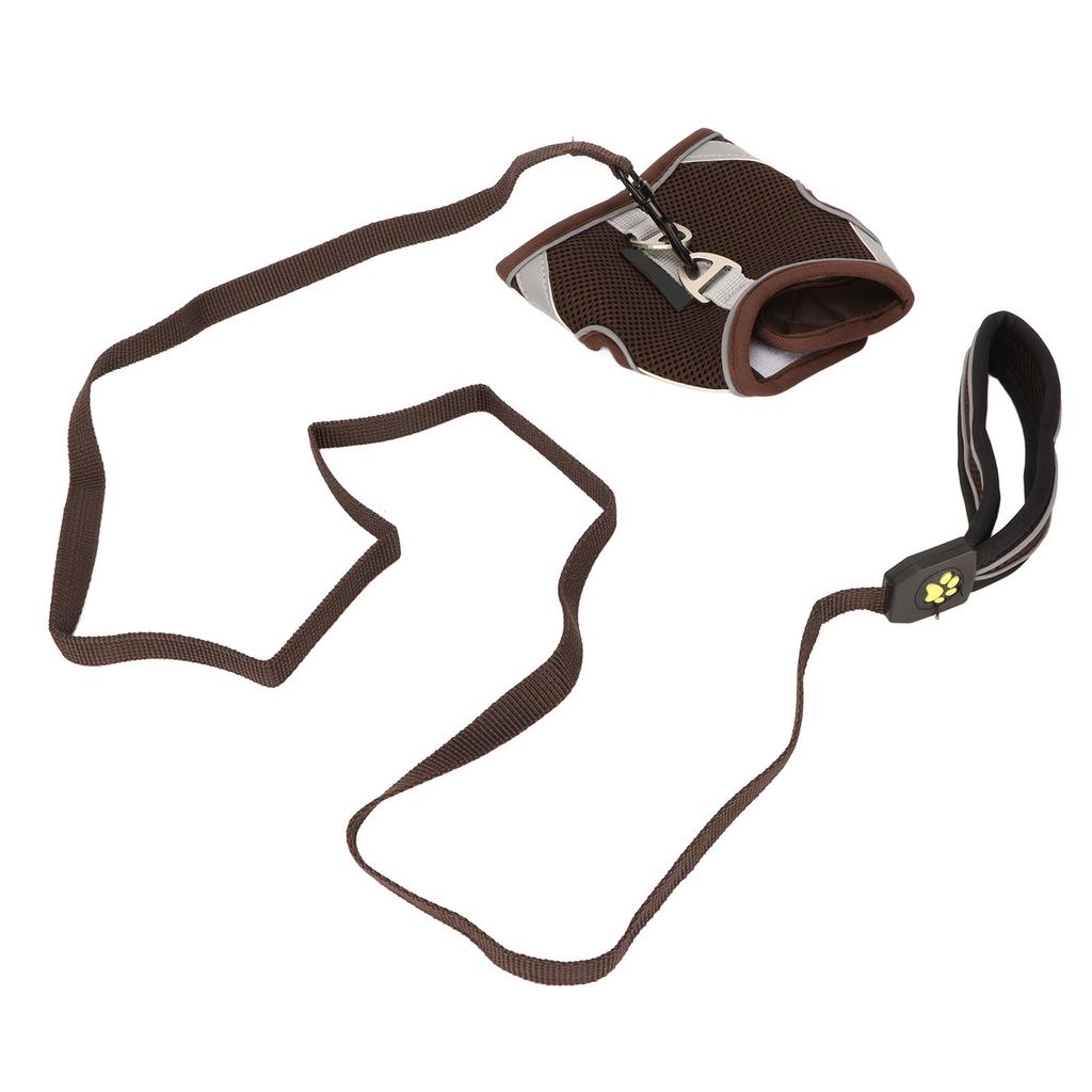 Cat Mesh Vest Harnesses and Leash Escape Proof Adjustable Reflective Cat Walking Jackets for Walking Jogging Training