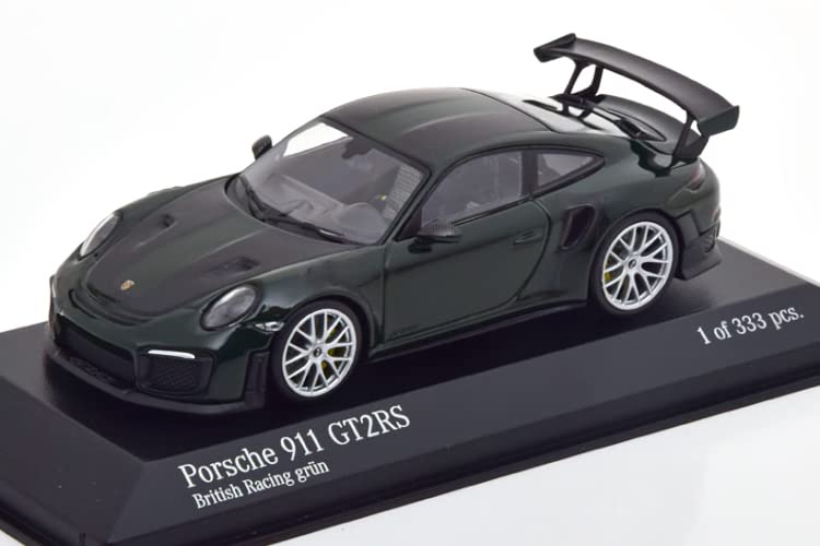 

Minichamps Porsche 911 GT2 RS 2018 Темно-зеленый карбон Лимитировано 333 экземплярами 1/43 (991/2) зелёный