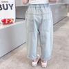 Mädchenhosen Frühling Graffiti Ripped Jeans Kinder Trendige Freizeithosen Jungenhosen