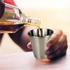 4Pcs/set 30ml/70ml/170ml Outdoor Practical Stainless Steel Cups Shots Set Mini Glasses for Whisky Wine with Case Portable Drinkware Set
