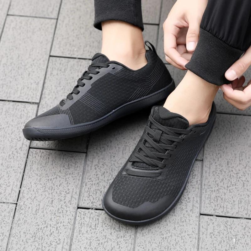 Fashion Men's Flat Shoes for Running and Fitness Lightweight Sports Shoes Designed with Wide Feet Breathable Mesh Summer Women's Shoes