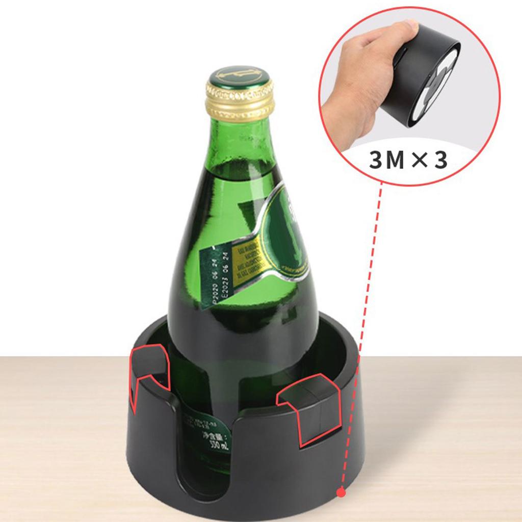 Pack of 2 Fixed Cup Rack Versatile Drink Coaster Cup Carriers Plastic Material Cup Holder for Desks Boats and More