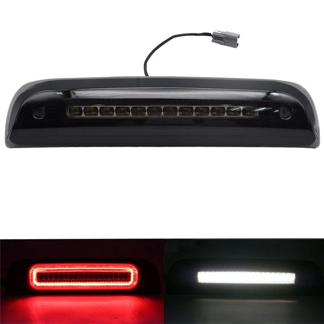 

LED 3rd Brake Light Strobe Rear Mount Stop Lamp for Chevy Silverado GMC Sierra 1500 2500HD 2014-2018 Additional Car Tail Light A