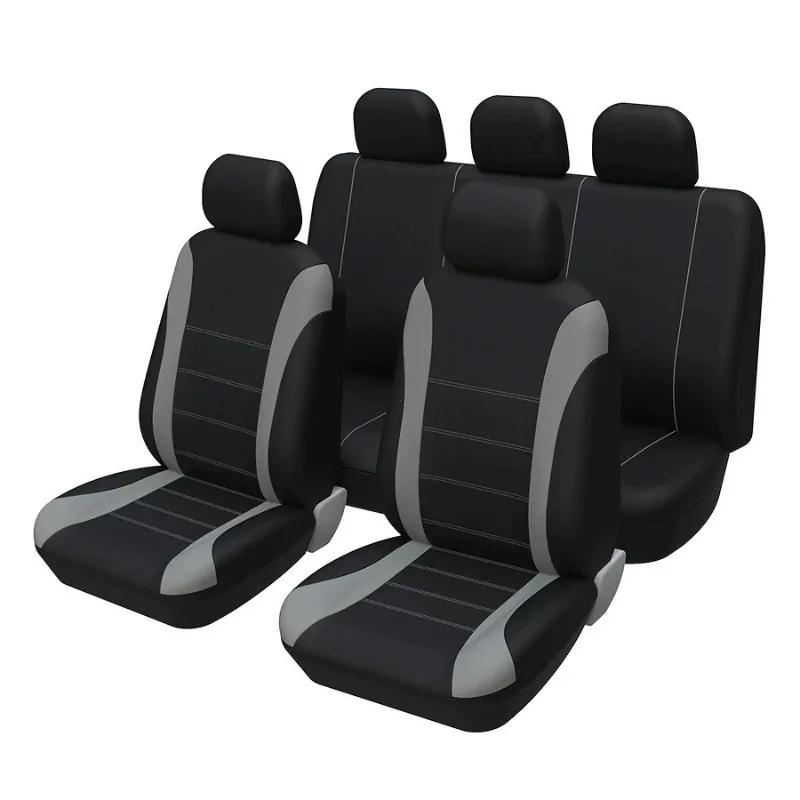 Universal Waist Line Design Cushion AUTO Universal Size Fit for Car Suv Truck Van Accessories Interior Seat Covers Full Set