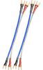 Jumper Finished HIFI Speaker Handmade WYVERN AUDIO Cables, Product, Cables, 4-Pack, (Blue/25cm)