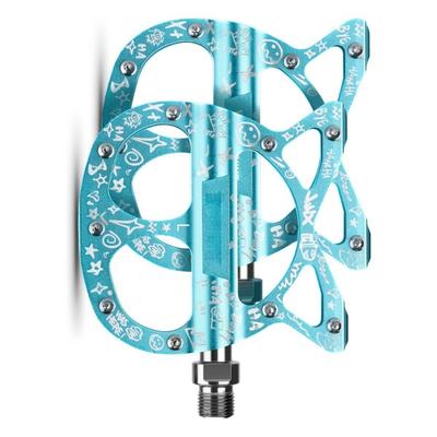 Light Weight Bike Platform Pedals 3 Seal Bearings Nonslip Bicycles Pedals for Mountain Cycling Road Bicycles Enduring