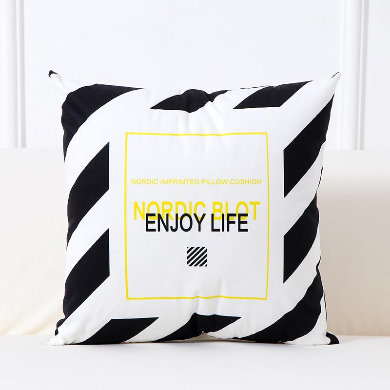 Pillow Cushion Office Waist Cushion Living Room Chair Sofa Waist Cushion Nordic Ins Style Simple and Modern