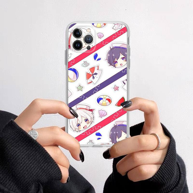 Anime Mafumafu Phone Case For iPhone 13 14 Pro Max XS XR 12 11 Pro 13 Mini 6 7 8 Plus Clear Back Cover Capa