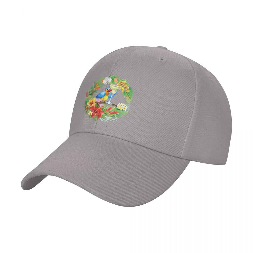 Parrot with a Margarita Baseball Cap mens big size hat hats for men Rugby Boy Child Womens
