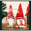 Christmas Faceless Dolls Cute Plush Gnome Dolls Christmas Handmade Gingerbread Man Doll Decorations Xmas Home Window Ornaments