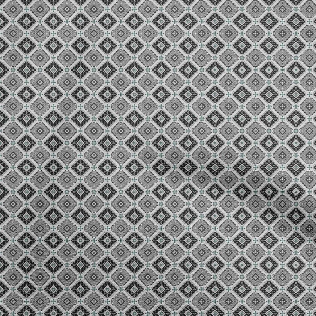 oneOone Cotton Flex Light Green Fabric Asian Kilim Sewing Material Print Fabric By The Yard 40 Inch