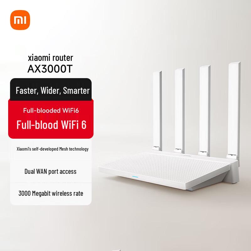 Xiaomi AX3000T Gigabit Wi-Fi 6 Router (CN Version)