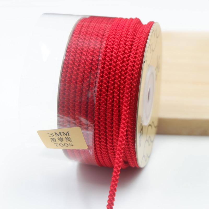 2Mm Pineapple Rope Hand Woven Thread Work In Progress Thread Diy Jadeite Gold Making Bracelet Necklace Rope Jewelry Wire