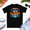 50th Birthday Unisex Crewneck Tshirt For Unisex 1976 Original Parts Bday Gift Hipster Street Fashion Casual Printed Tshirt Tops