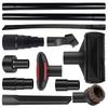 12Pcs Vacuum Attachments Kits High Efficiency Hose Connectors Including Crevice Nozzle, Car Nozzle And Upholstery Brush