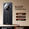 Wrist Strap Stand Full Lens ProtectionHuawei Mate X6 Phone Case,, Central Axis Magnetic Flip Cover, Shockproof, Leather, Ultra-Thin,