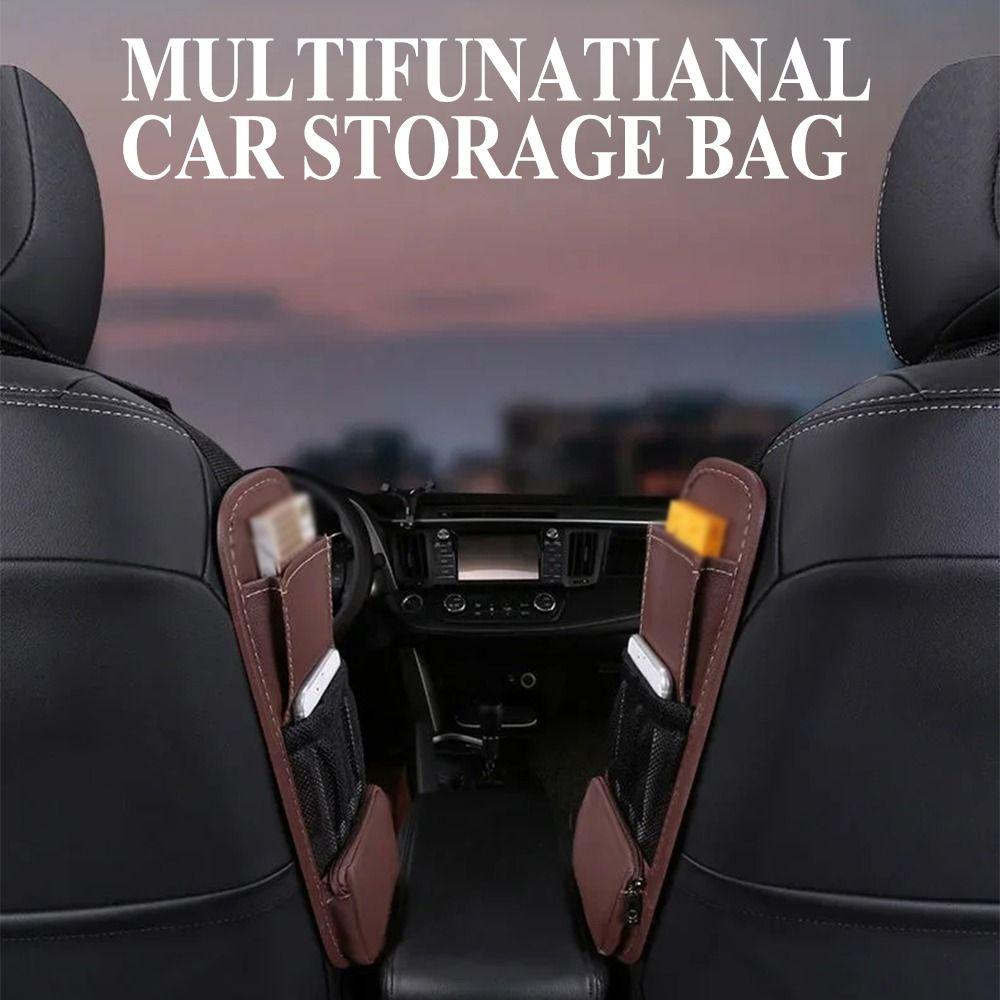 

Подвесная сумка для хранения вещей в автомобиле Сетчатая сумка для хранения на боковине сиденья автомобиля Органайзер для автомобиля красный