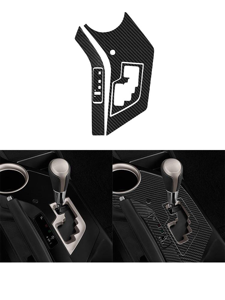 Black For Toyota RAV4 2013-2015 Car Interior Button Panel Decoration Protection Carbon Fiber Sticker Auto Styling Accessories