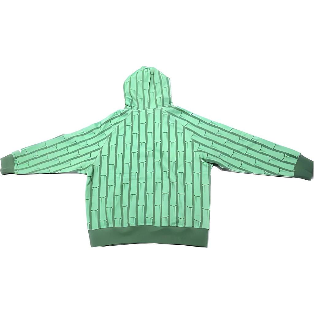 Li-Ning Green Bamboo Pattern Logo Print Pullover Sweatshirt Men sweatshirt AWDS561-1