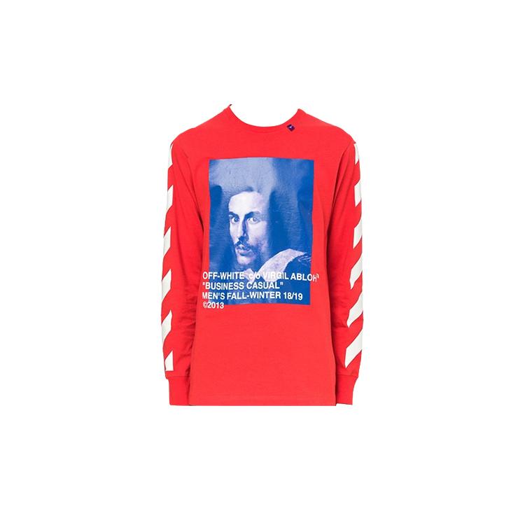 OFF WHITE Mona Lisa Longsleeve T Shirt OMAB001F181850112030 XXS