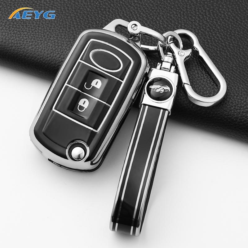 Mode TPU Autosleutelhoes Cover Shell Voor Range Rover Sport Vouge Land Rover Discovery 3 2006 2007 2008 2009 Keyless Accessoires