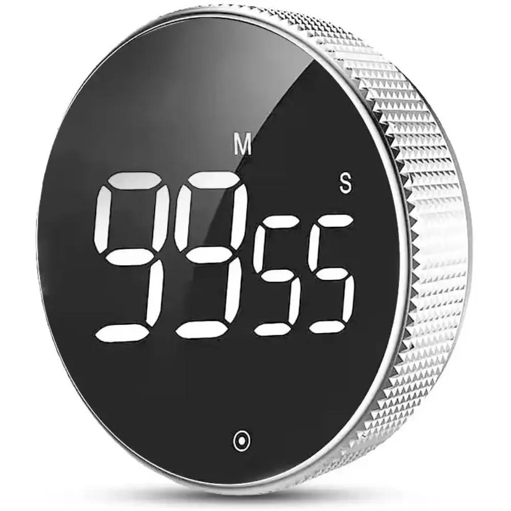 1 Piece Digital Timer Large LED Display Kitchen Reminder Visual Timer Magnetic Countdown Timer for Classroom Cooking Fitness3