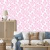 Powder Pink Flowers Wallpaper for Living Room and Bedroom 50x1000
