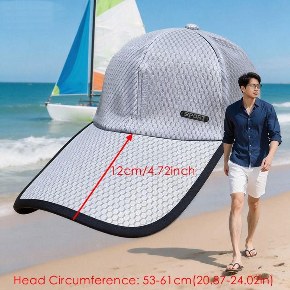 Lightweight Baseball Cap Breathable Outdoor Hat New Design Mesh Baseball Cap  Outdoor