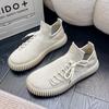Of 2023 New Korean Version Lovers Flying Shoes Female Ins Student Casual Shoes Female Running Sports Shoes
