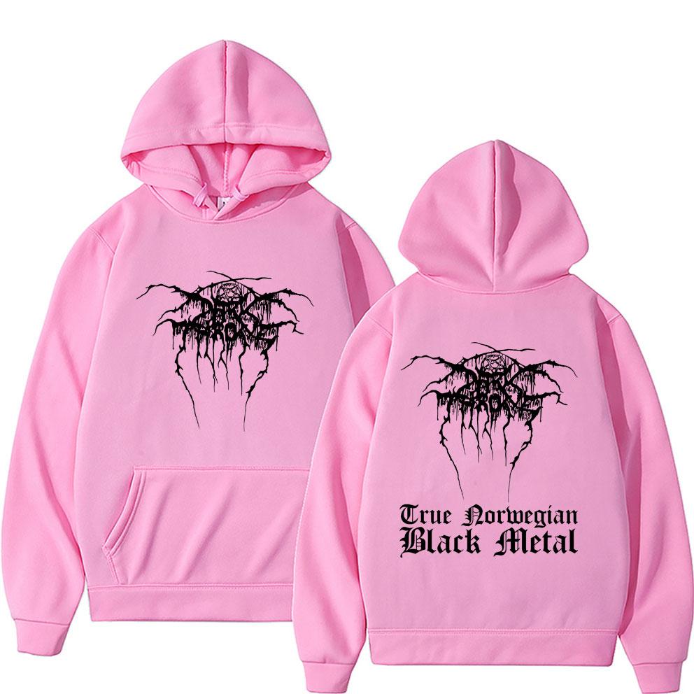 Vintage Darkthrone True Norwegian Black Metal Hoodie Mayhem Pullover Herren Damen Klassisch Death Black Metal Rock Sweatshirt