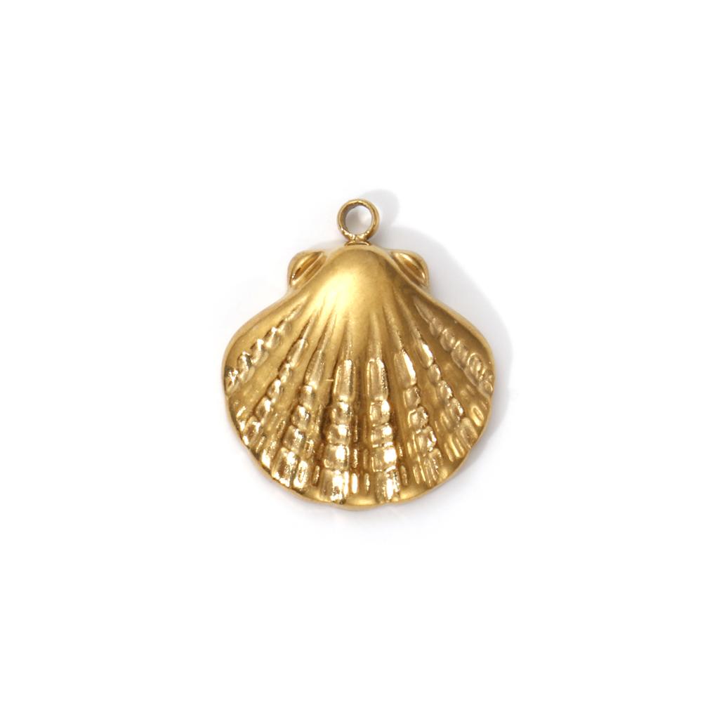 2 PCs 304 Stainless Steel Charms 18K Real Gold Plated Sea Star Conch Shell Fish Lobster Turtle Pendants Forf DIY Jewelry Making