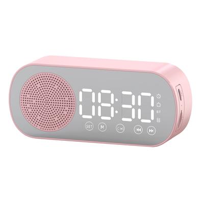 Orologio Altoparlante Bluetooth Multifunzionale Smart Digitale a Specchio Sveglia per Casa Scuola Ufficio