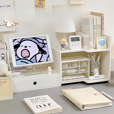 Desk Increase Rack Drawer Type Portable Storage Shelf Household Dormitory Desk Debris Separation Layer Arrangement Shelving