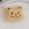 Fun Brooch Smile Photo Booth Props Bear Furry Hair Clip Hair Tie Party Headpiece Fun Hair Tie for Music Festivals