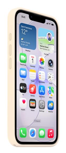 Silikonowe etui z magsafe apple do iphone'a 17e wanilia